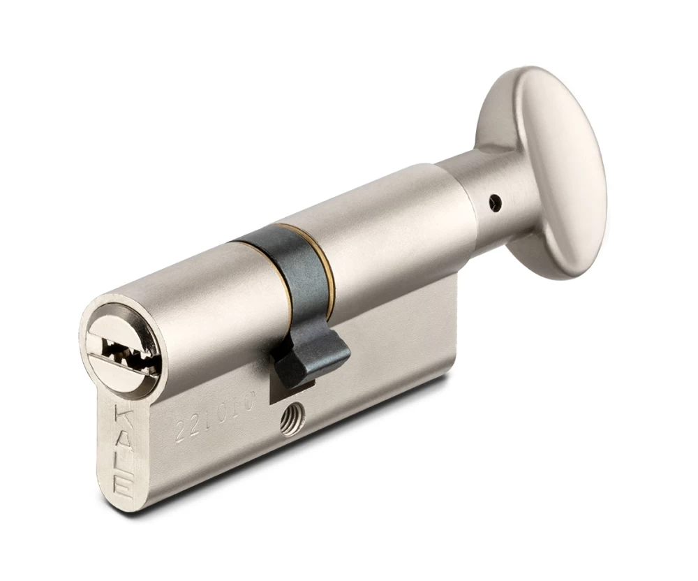 Фото Цилиндровый механизм с вертушкой 164 SM/90 (40+10+40) mm никель 5 кл.