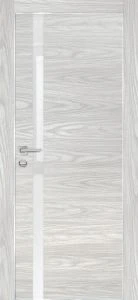 Межкомнатная дверь PX-8  AL кромка с 4-х ст. Дуб скай бежевый