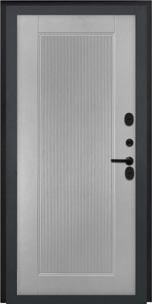 Входная дверь ДвериПРО L-43 ПВХ 10мм Астрод Velutto Grigio DPRO196752 внутренняя сторона