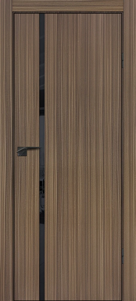 Фото Межкомнатная дверь P-22  кромка ABS черная c 4-х ст. Эвкалипт испанский