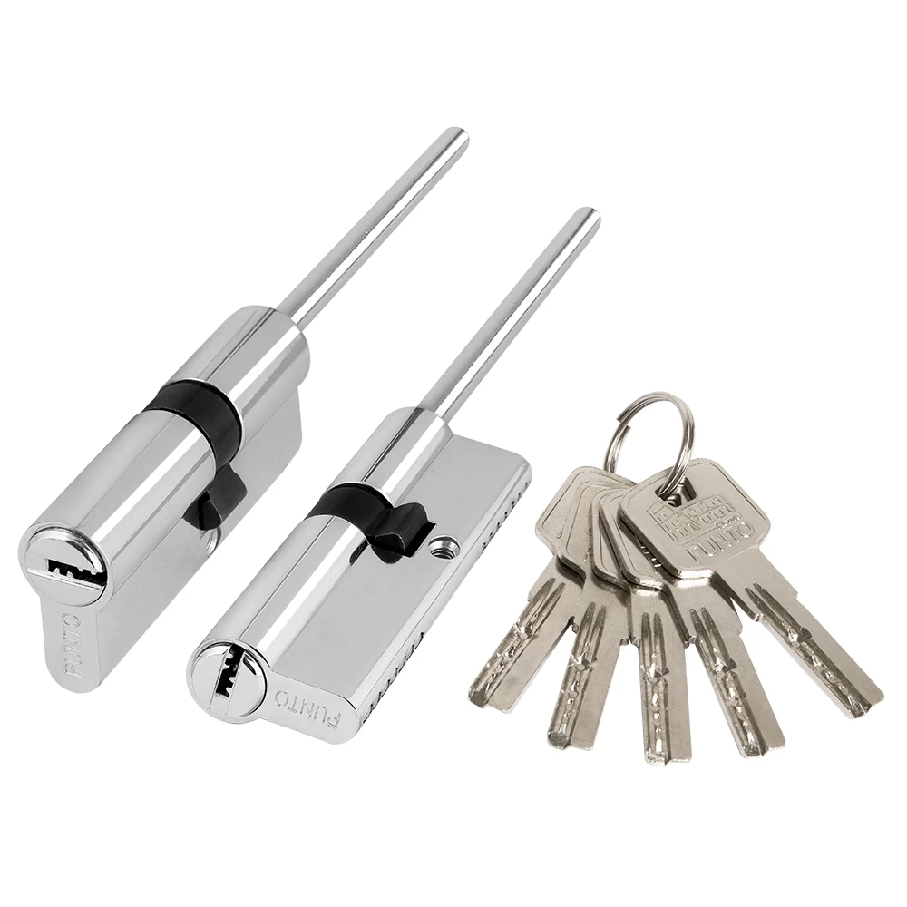 Фото Цилиндровый механизм Z3007Tang80(45+10+25) со штоком CP хром