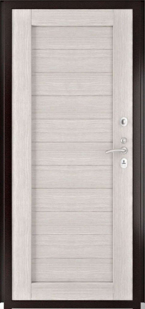 Входная дверь ДвериПРО L-45 Экошпон СБ-3 (16мм, капучино) DPRO196960 внутренняя сторона