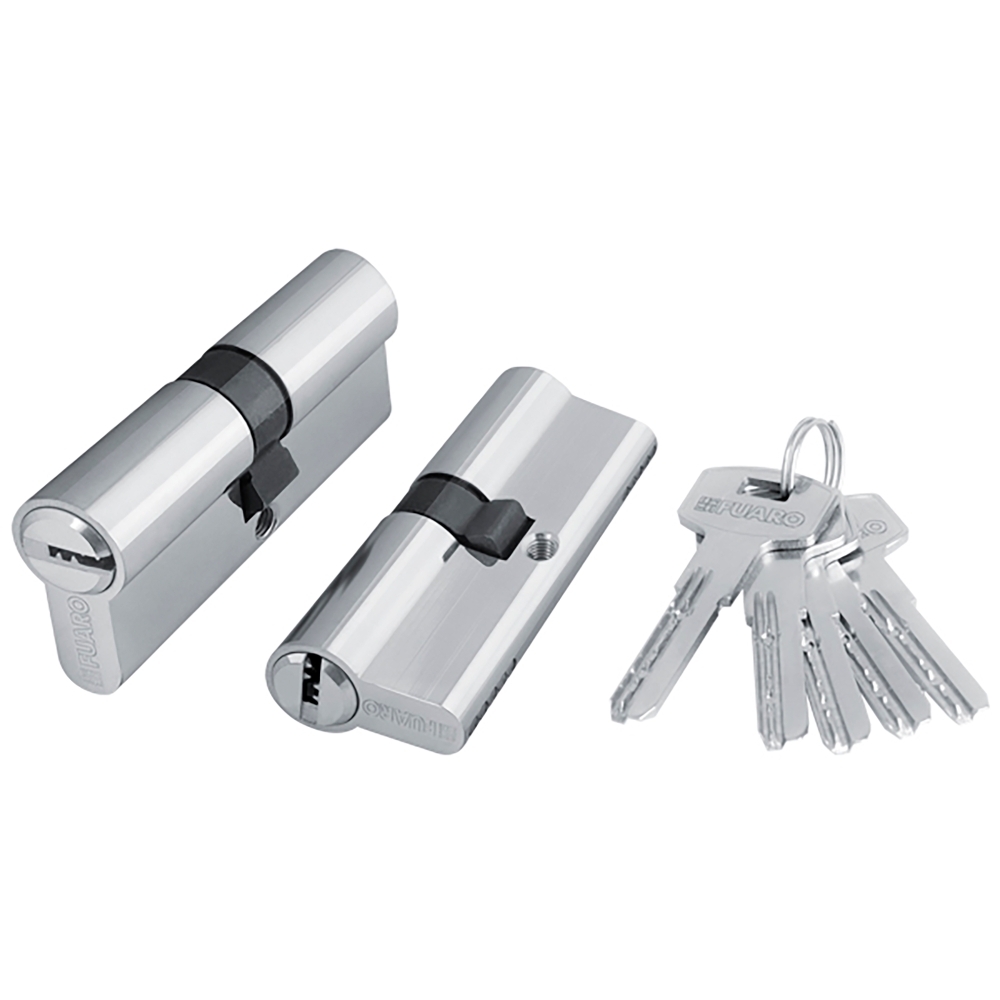 Фото Цилиндровый механизм (200 ZA/80) 2000ZAKey80(30+10+40) CP хром 5Key