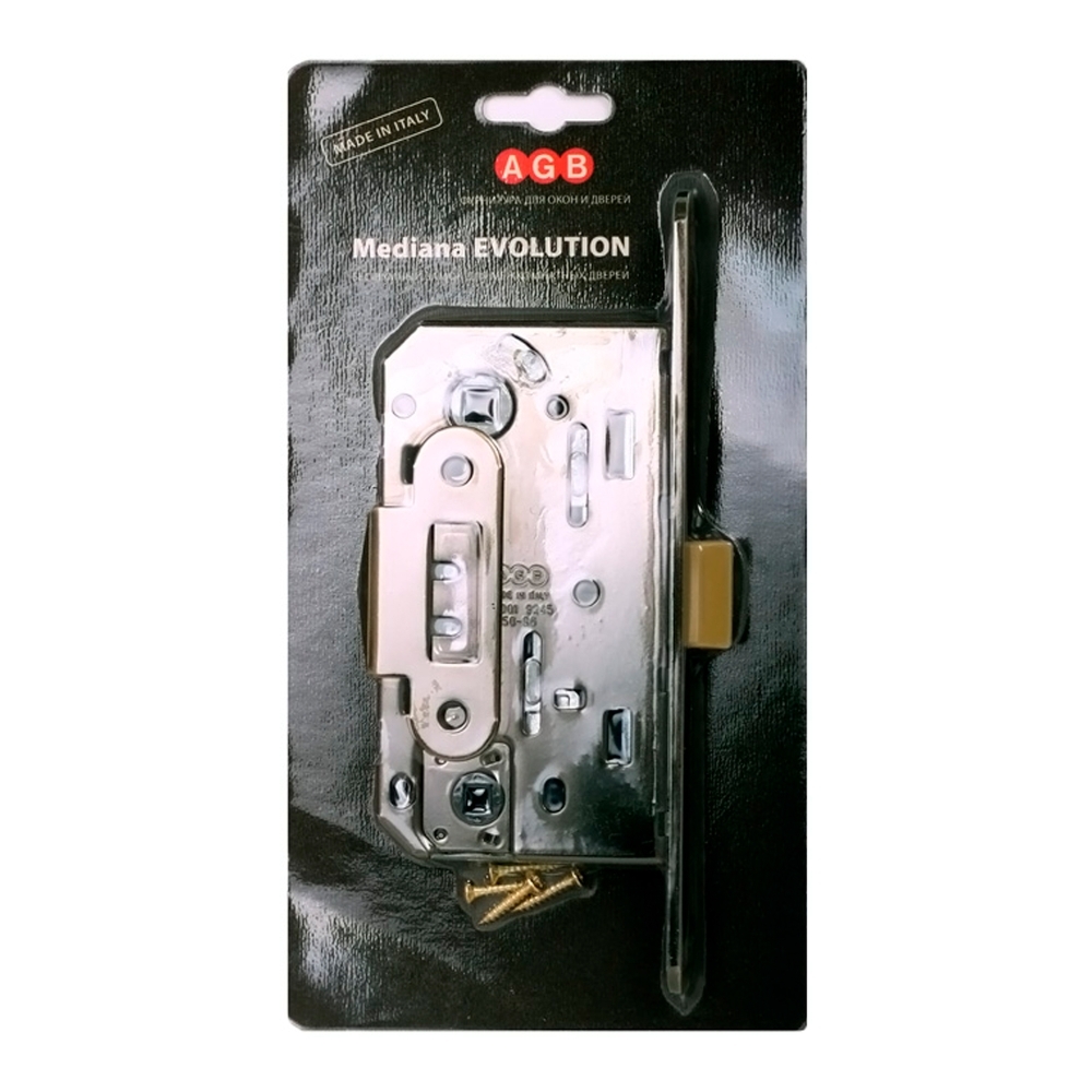 Фото B01102.50.34.567 Защелка врезная WC (матовый хром) MEDIANA EV. (инд.упак+B01000.13)