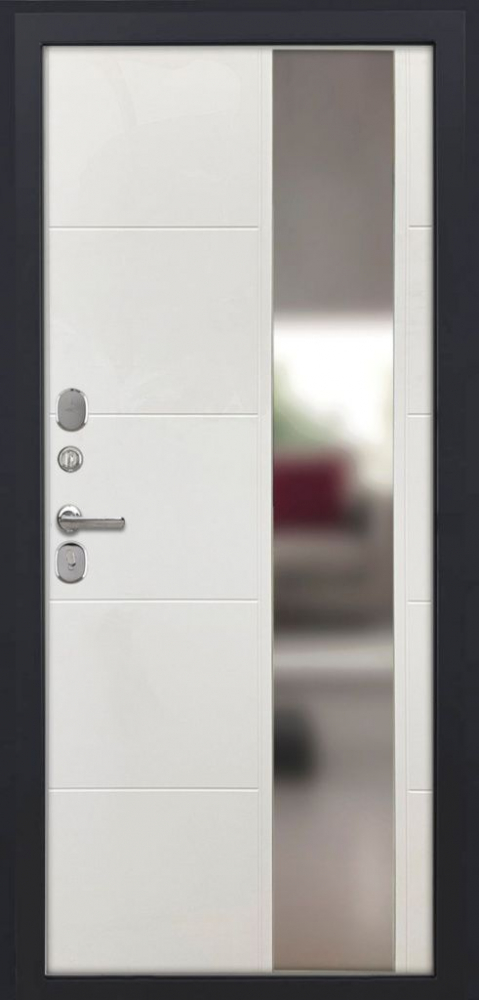 Входная дверь ДвериПРО Модель L-49 ФЛЗ-649 капучино (зеркало) DPRO198136 внутренняя сторона