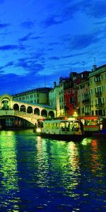 Дверь с фотопечатью Венеция В15 ночной мост