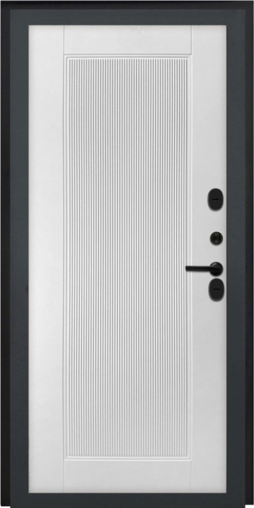 Входная дверь ДвериПРО Аура ПВХ 10мм Астрод Velutto Bianco DPRO195684 внутренняя сторона