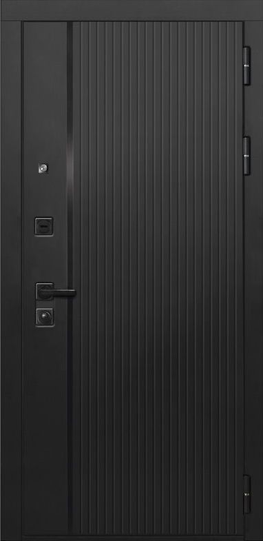 Входная дверь ДвериПРО L-45 ФЛ-609 (L-52, 10мм, белый матовый) DPRO195425 внешняя сторона