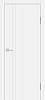 Межкомнатная дверь P-20 AL  молдинг Белый